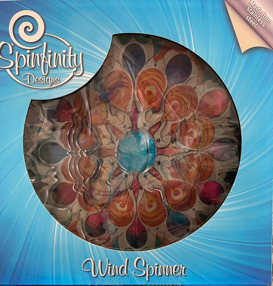 Garden - Wind Spinner - Large Deluxe Jubilee With Chrystal