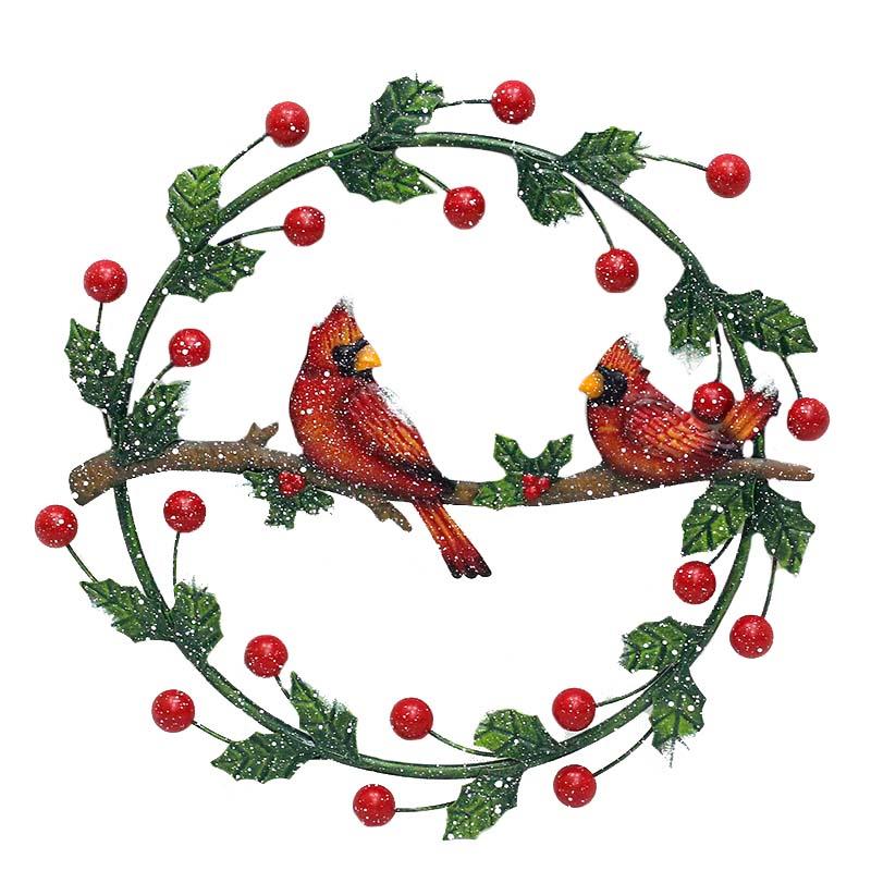 Christmas - Circle Cardinal Wall Art