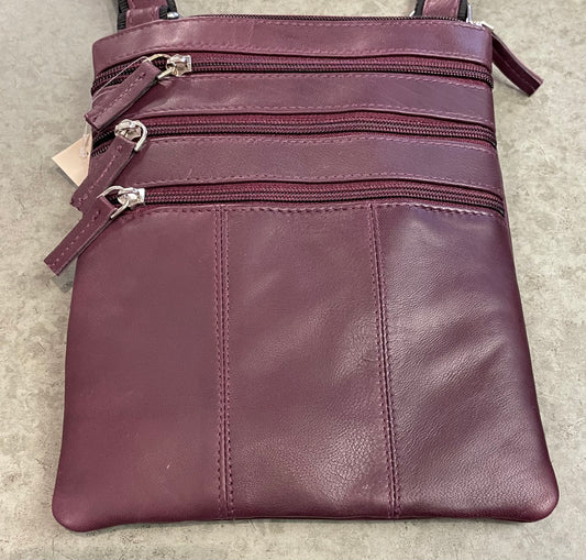 Leather Bag - JBG - Purse - Purple