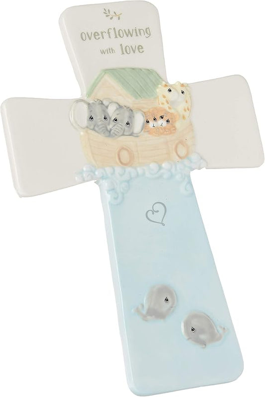 Precious Moments - Overflowing with Love - Noah's Ark Cross