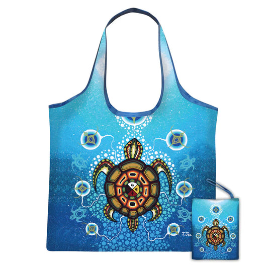 Oscardo - James Jacko - Eco-Reusable Bag - Medicine Turtle