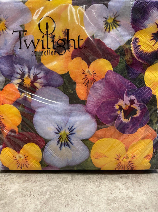 Napkins - Lunch - Pansies