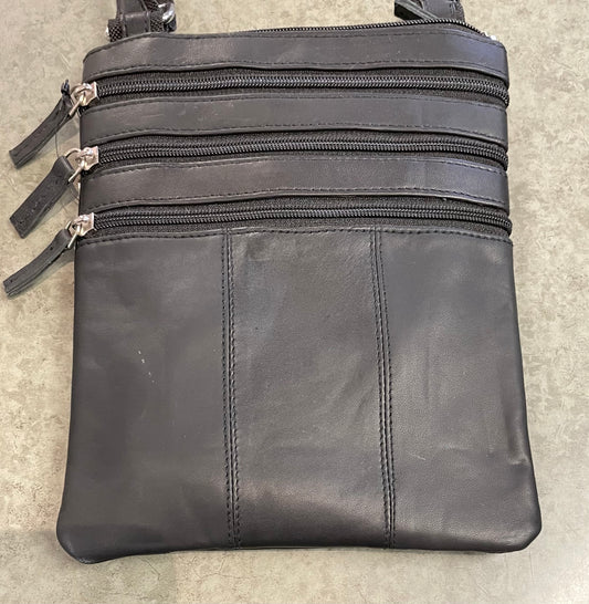 Leather Bag - JBG - Purse - Black