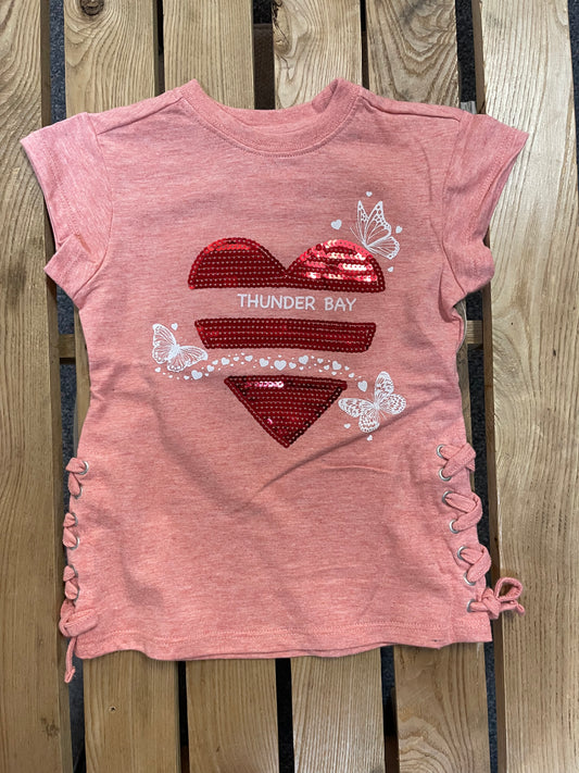 Kid's Shirt - Girl's Top with Side Strings
