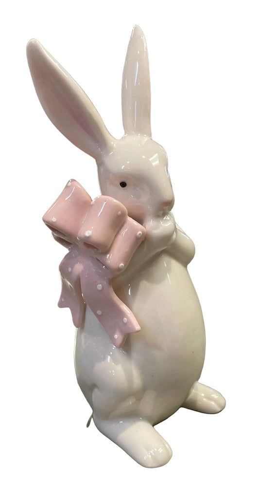 Garden - Porcelain Bunny with Bow