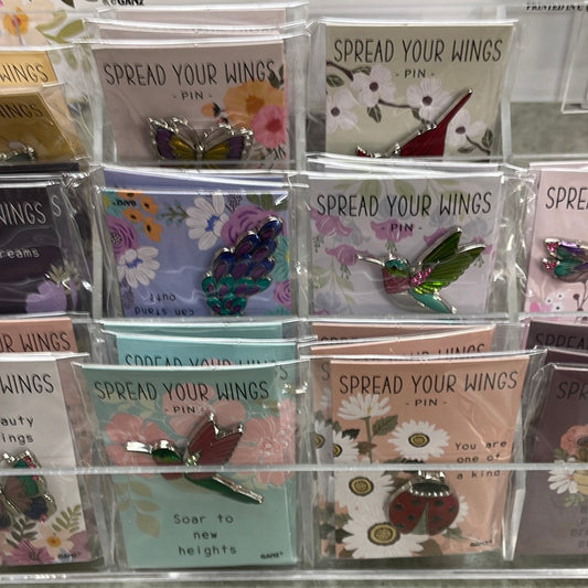 Spread Your Wings Pins