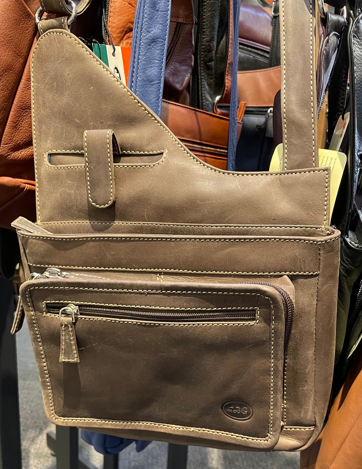 Leather Bag - Canadian Traveler - Brown