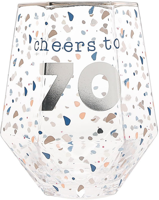 Drinkware - Happy Confetti To You - Cheers to 70