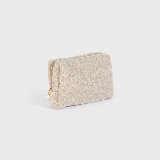 Caracol - Small Cosmetic Bag - Cream