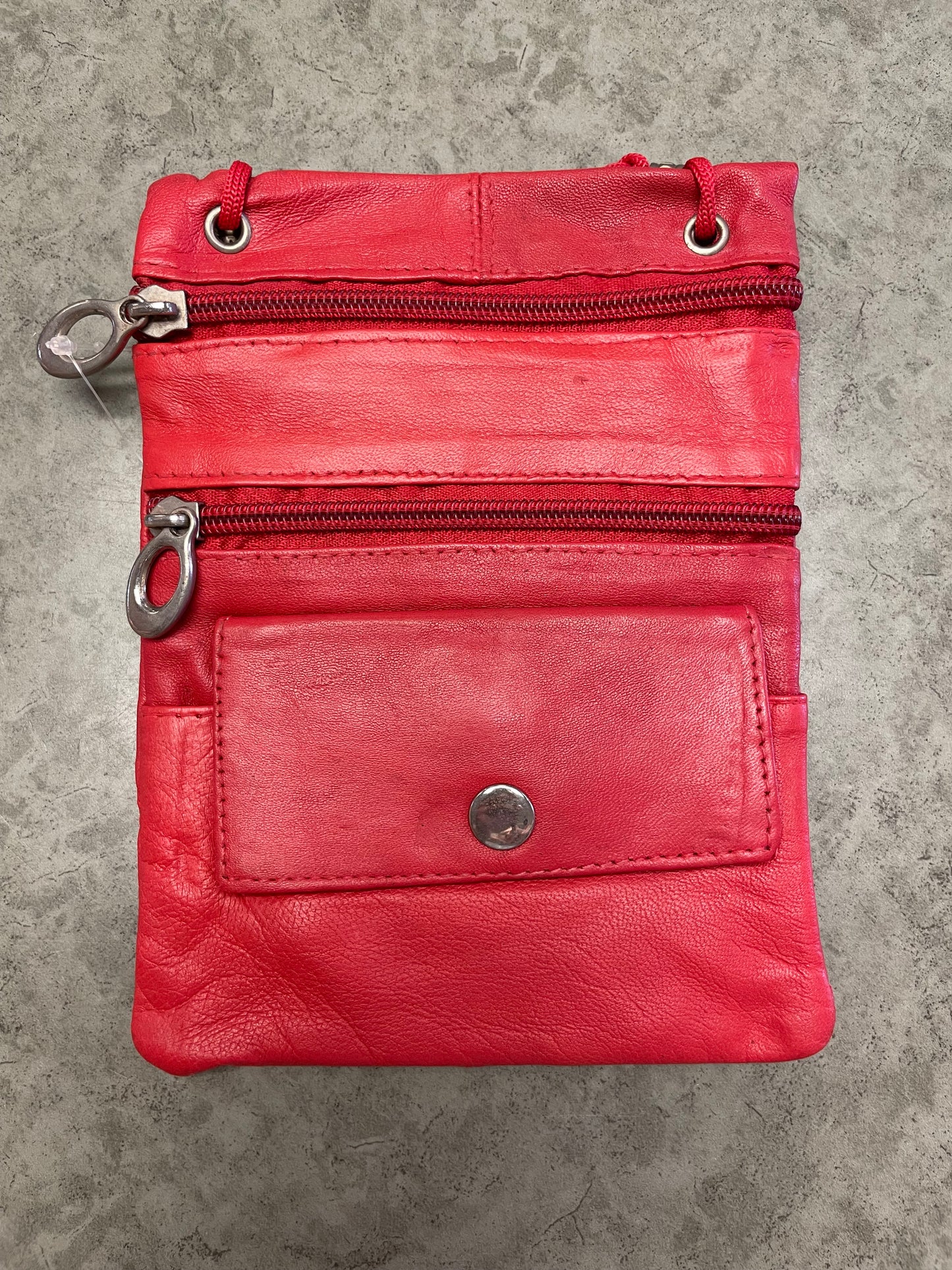 Leather Bag - JBG - Purse - Red