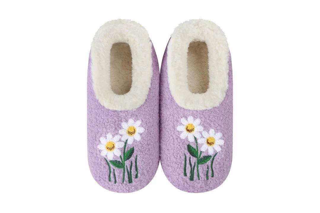 Snoozies - Embroidered - Big Daisies