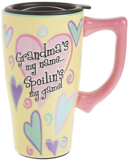 Drinkware - Travel Mug - Grandma's My Name...