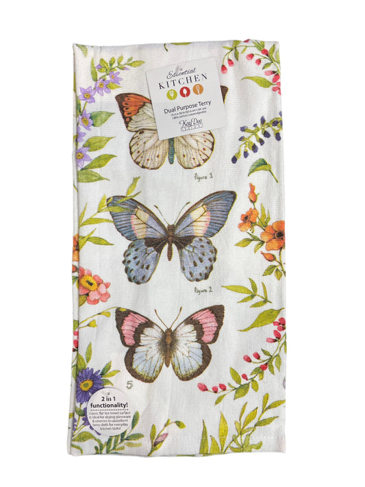 Towel - Dual Purpose - Butterflies