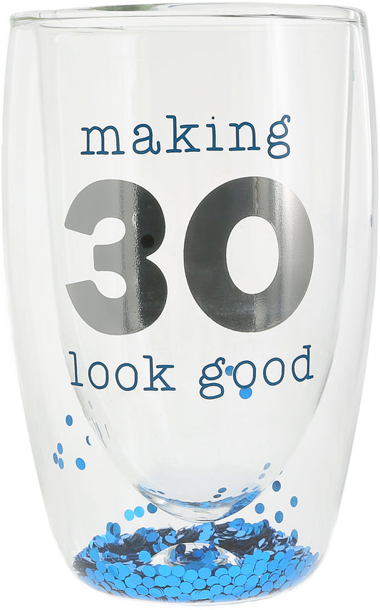 Drinkware - Happy Confetti To You - 30 - Double-Walled Glass