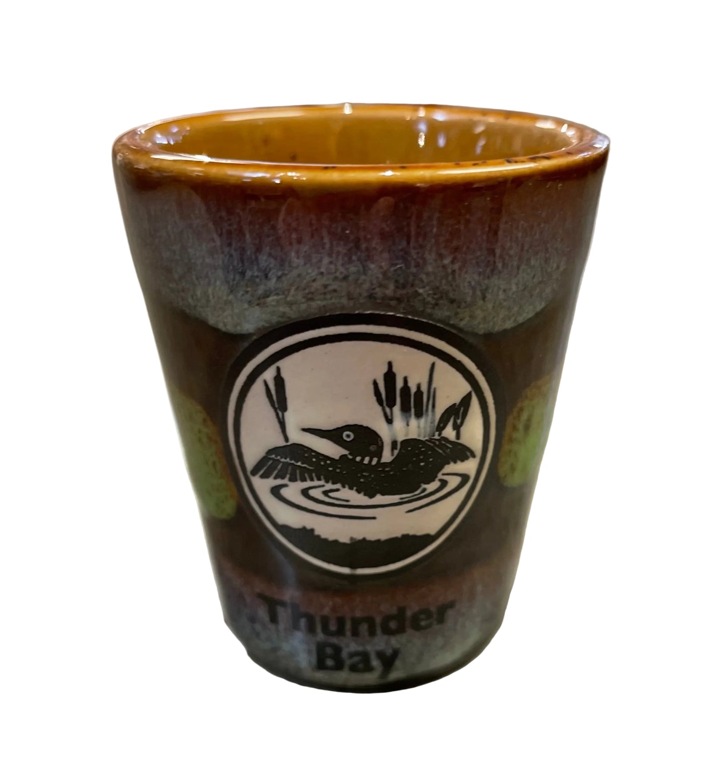 Souvenir Shot Glass - Loon - Thunder Bay - Assorted Colours