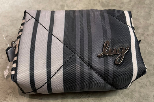 Lug - Choo Choo mini Pill Box - Black/Grey Stripes