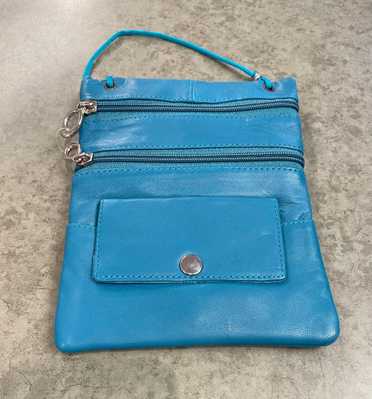 Leather Bag - JBG - Purse - Turquoise