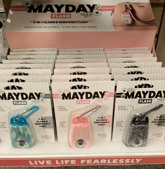 Mayday Mini Alarm - With Emergency Light
