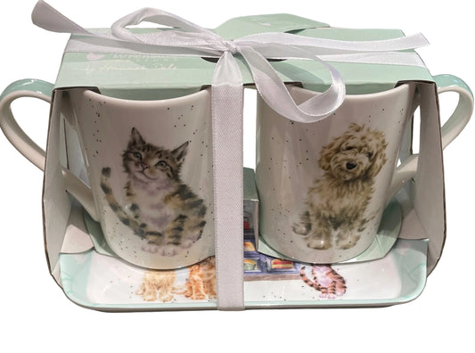 Wrendale Designs - Country Kitchen Mug & Tray Set