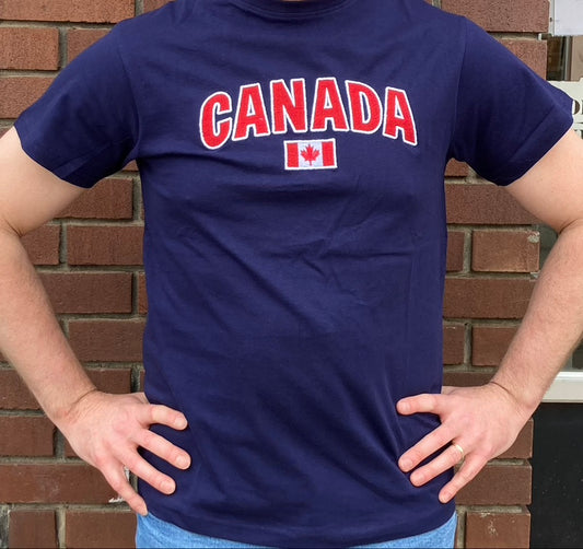 Souvenir Clothing - T-Shirt - Canada - Navy