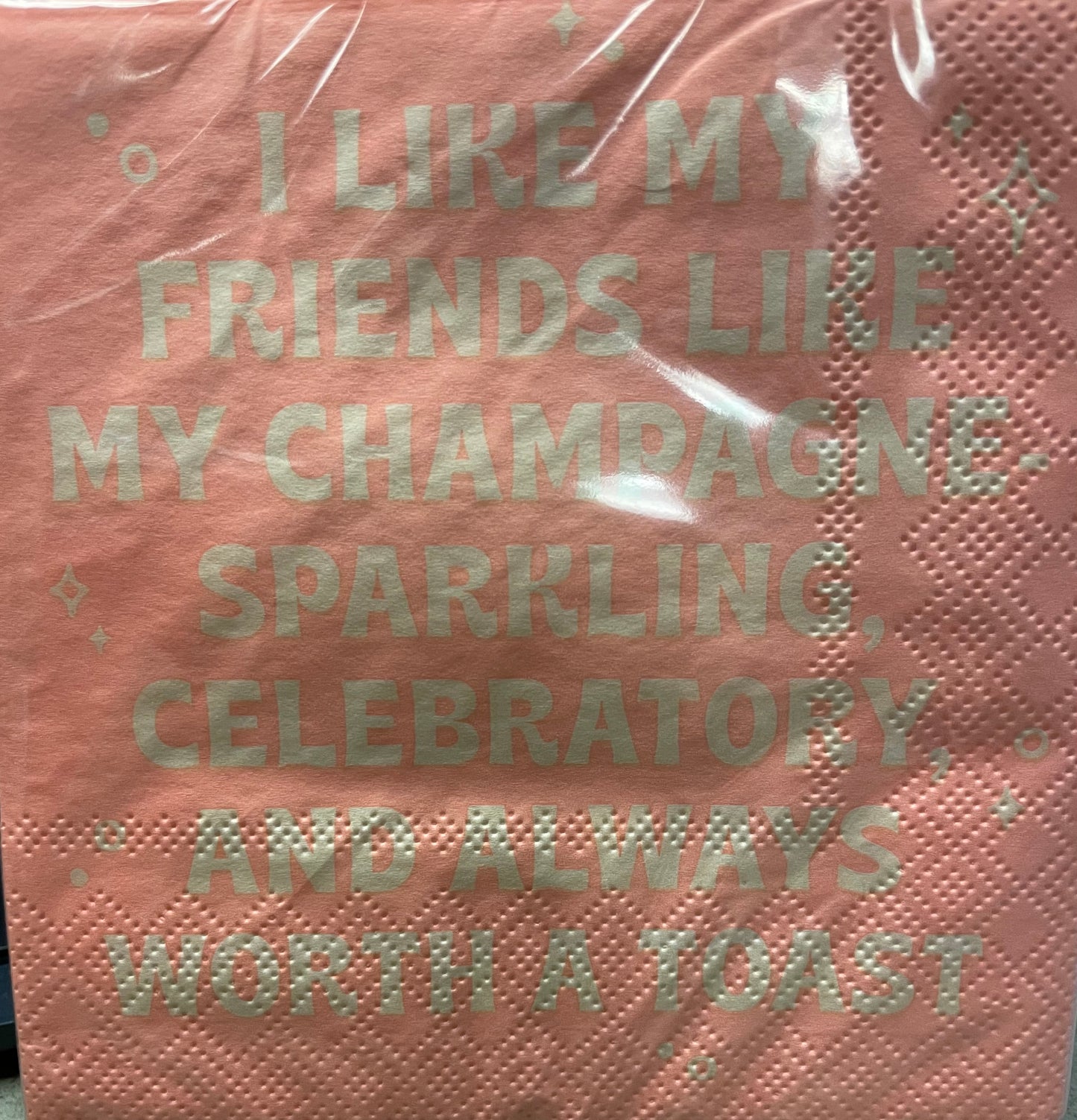 Napkins - Cocktail - Friends Like Champagne
