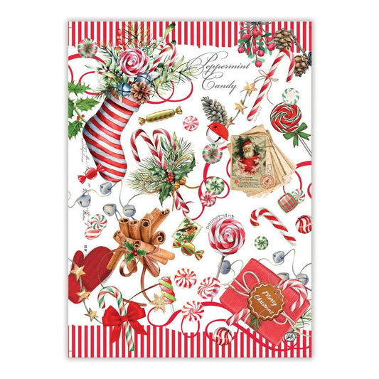 Michel Design Works - Kitchen Towel - Peppermint