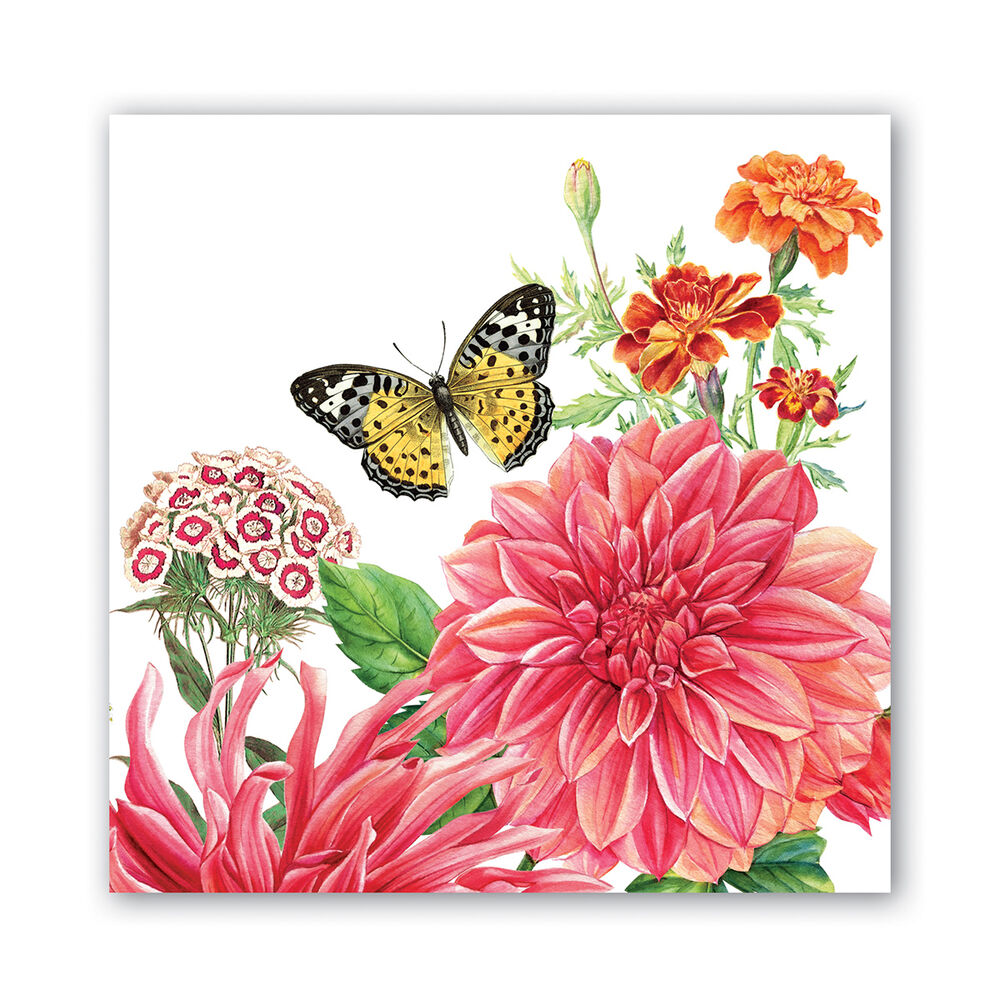 Michel Design Works - Luncheon Napkins - Dahlias