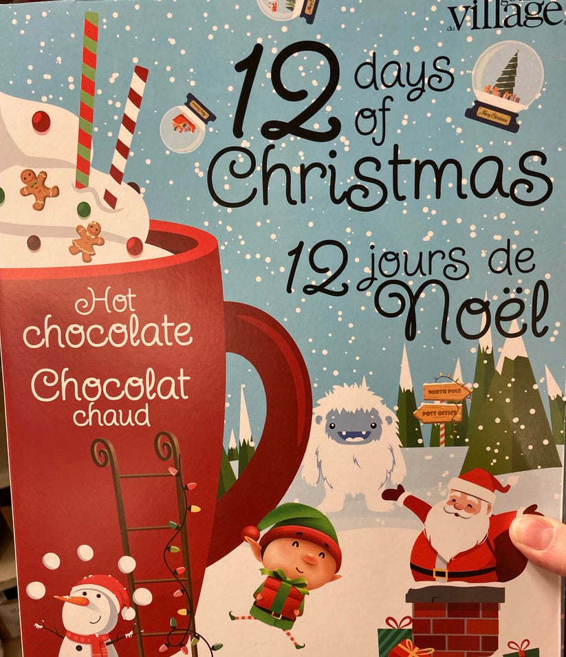 Christmas - Gourmet Village  - 12 Days of Christmas - Hot Chocolate Advent Calendar