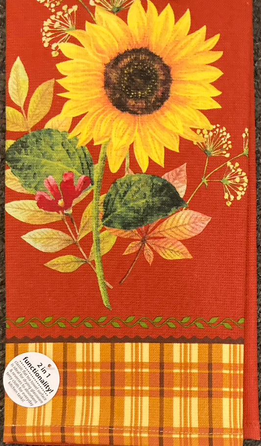 Garden - Dual Purpose Towel - Autumn's Garden