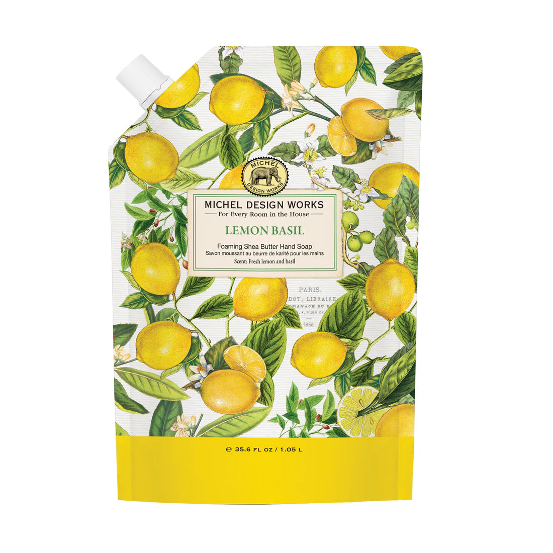 Michel Design Works - Refill - Lemon Basil - Foaming Shea Butter Hand Soap