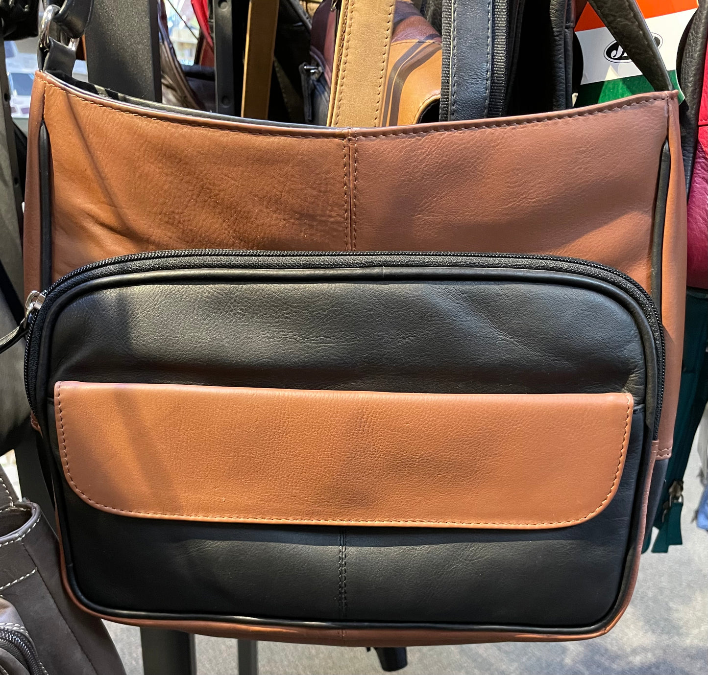 Leather Bag - Canadian Traveler - Brown/Black