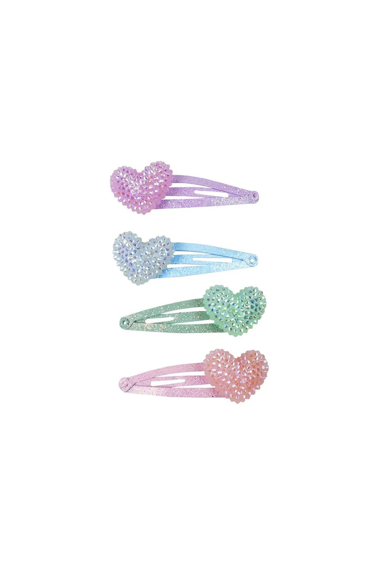 Great Pretenders - Sparkle Heart Bobble Hair Clips