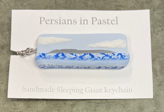 Persians in Pastel - Sleeping Giant Keychain