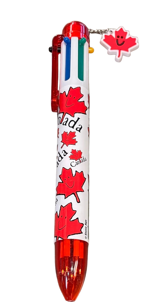 Souvenir - Multi-Colour, 6 in 1 Pen - Canada
