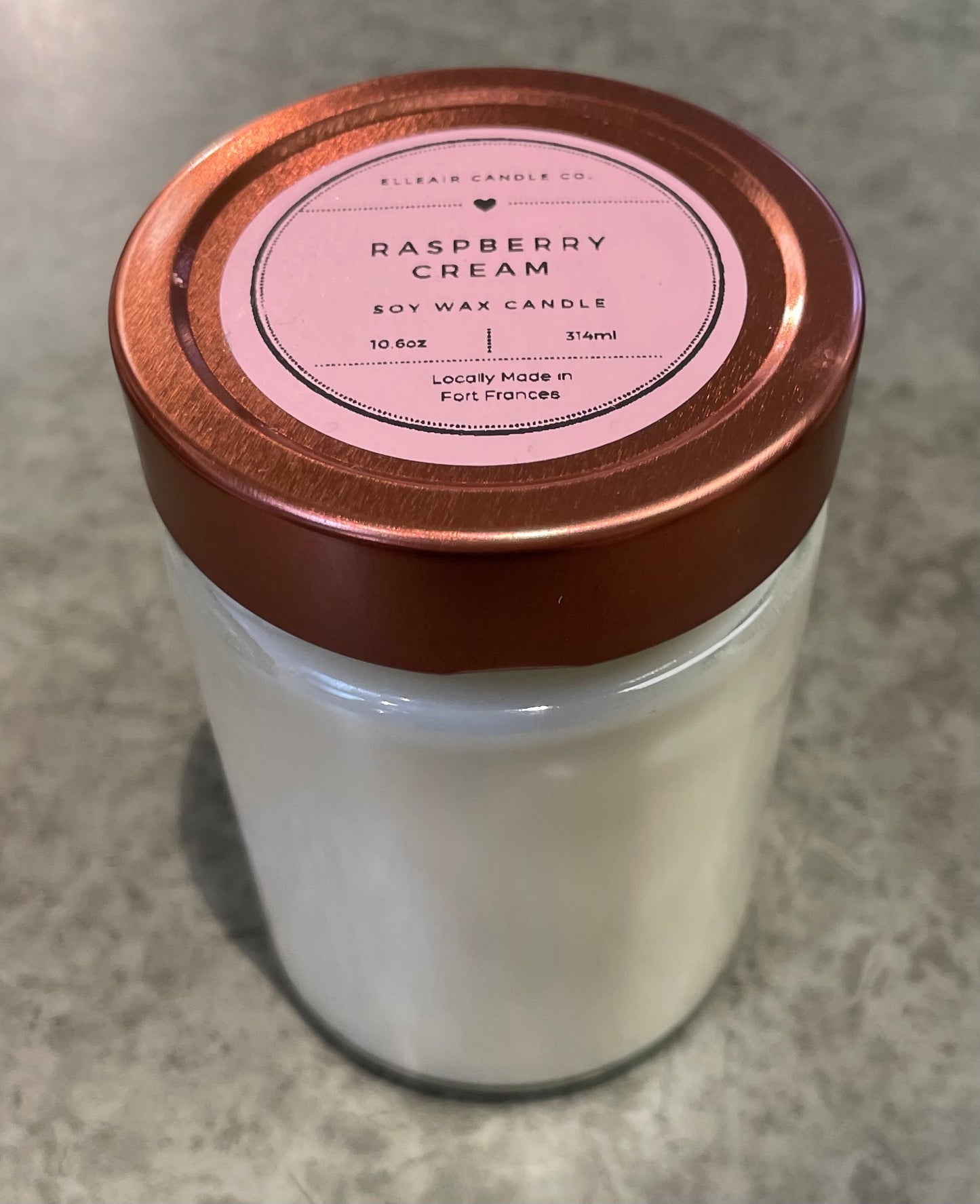 Elleair Candle Co. - *Consignment* - Raspberry Cream