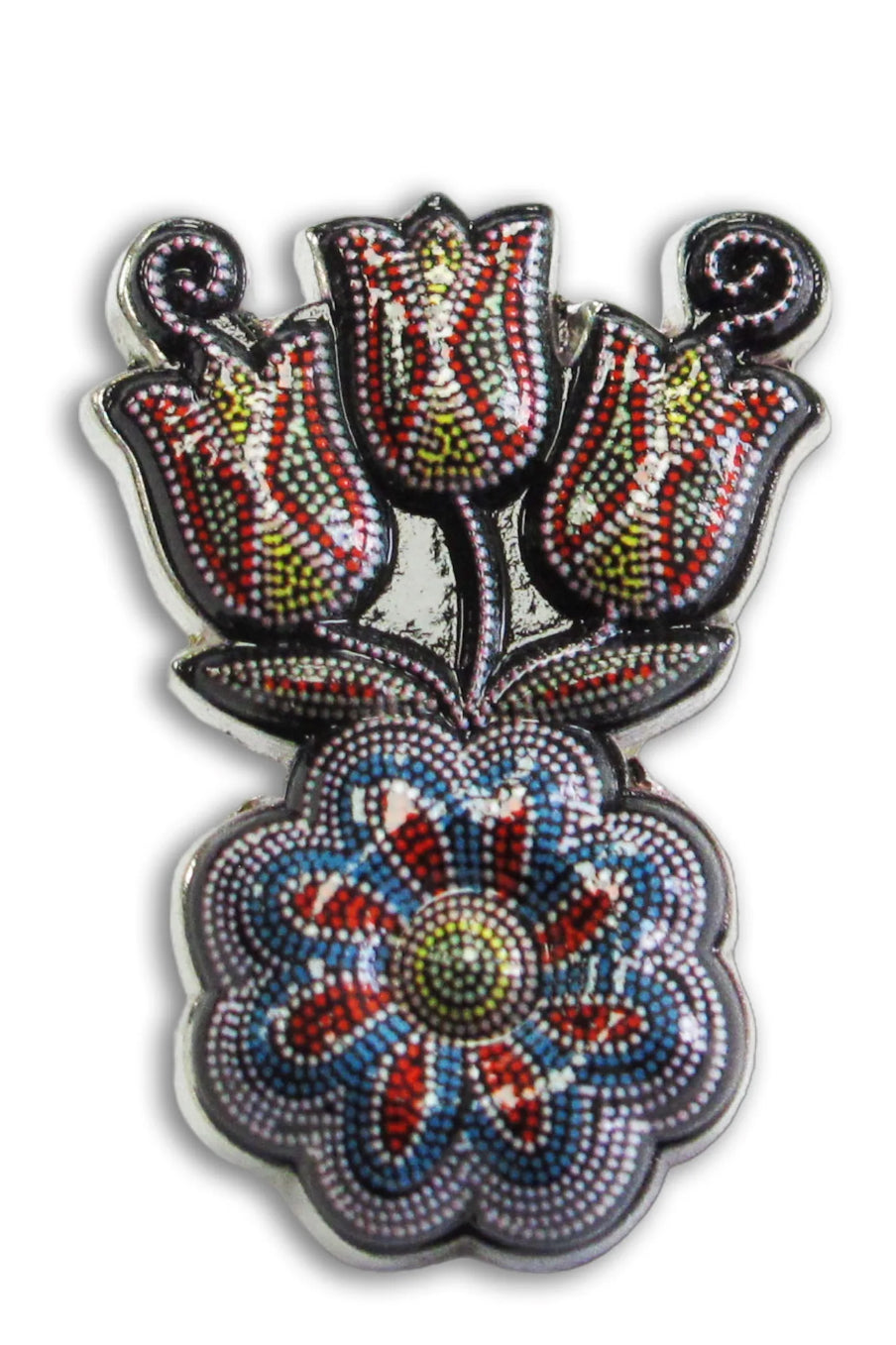 Oscardo - Deb Malcolm - Silver Threads Pin