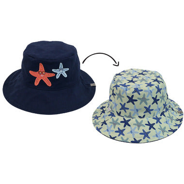 Baby - Flap Jack Kids - Reversible Hat - Starfish