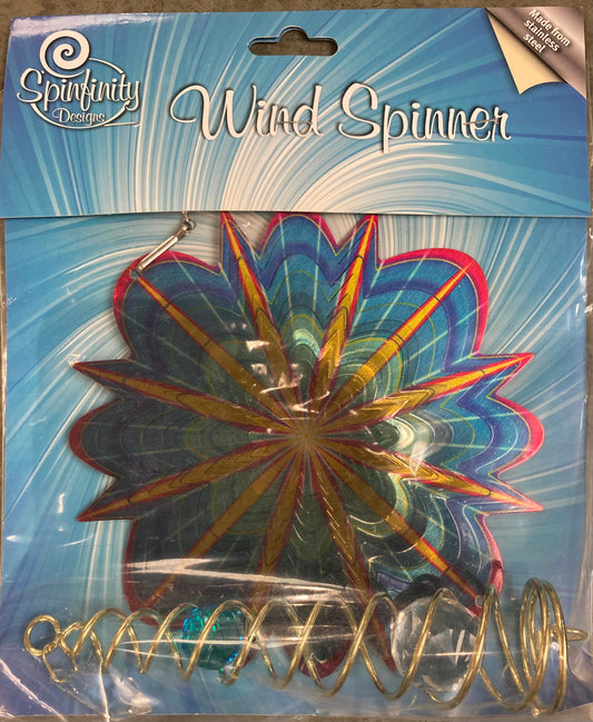 Garden - Wind Spinner - Gold/Aqua Mini Set