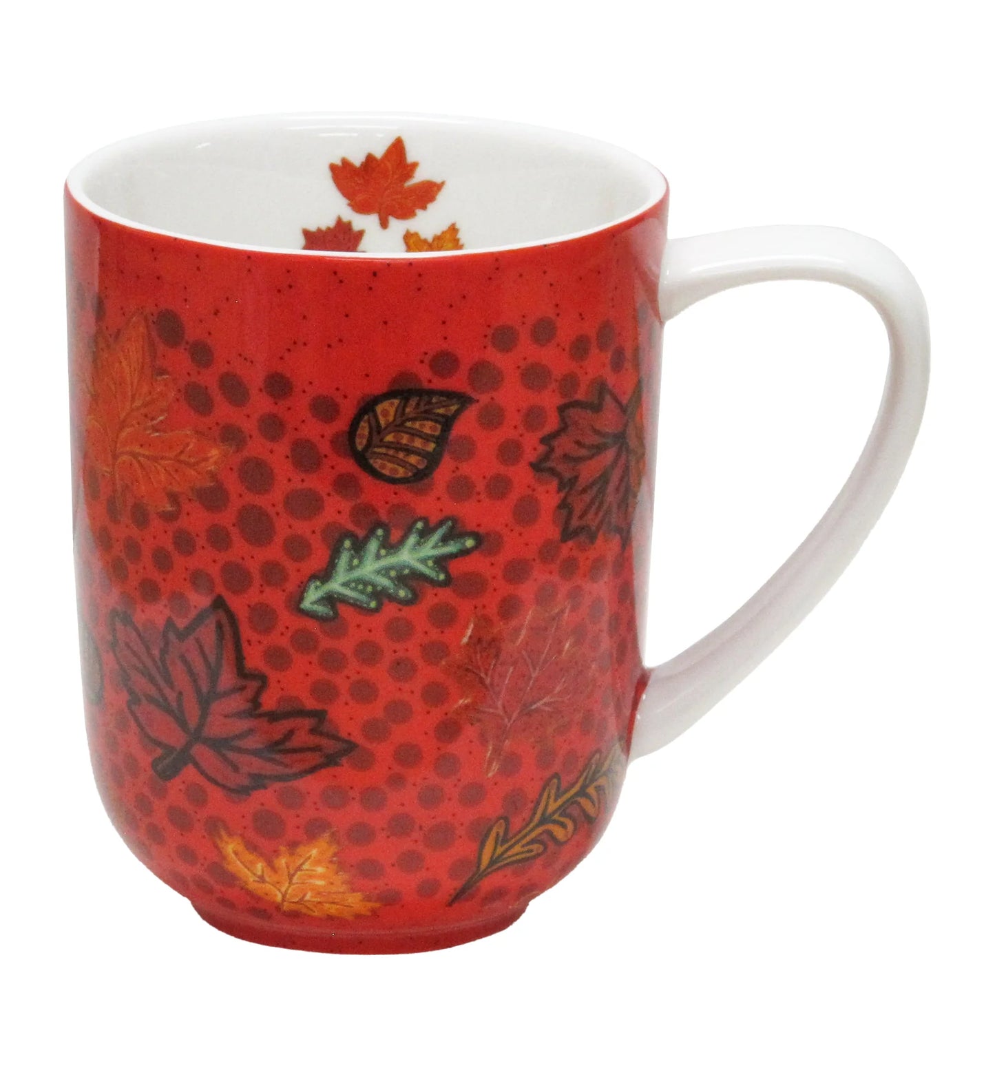 Oscardo - Leah Dorion - Broad Porcelain Mug - Fall Winds of Change