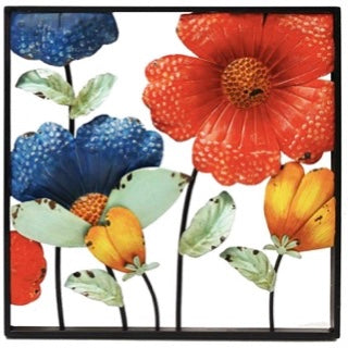 Sign - Metal Wall Art - Flowers