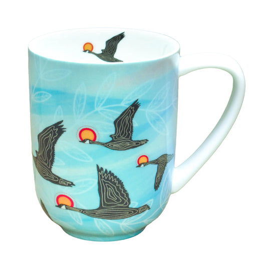 Oscardo - Eruoma Awashish - Niskak (Geese) - Porcelain Mug