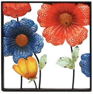 Sign - Metal Wall Art - Flowers