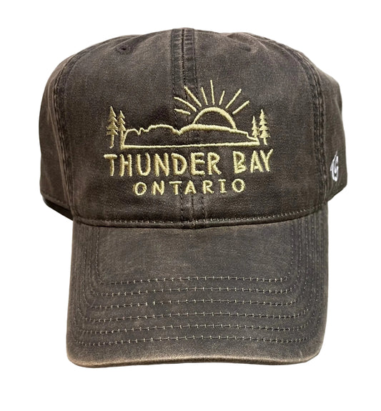 Ball Cap - Wax/Oil - Thunder Bay, On - Brown