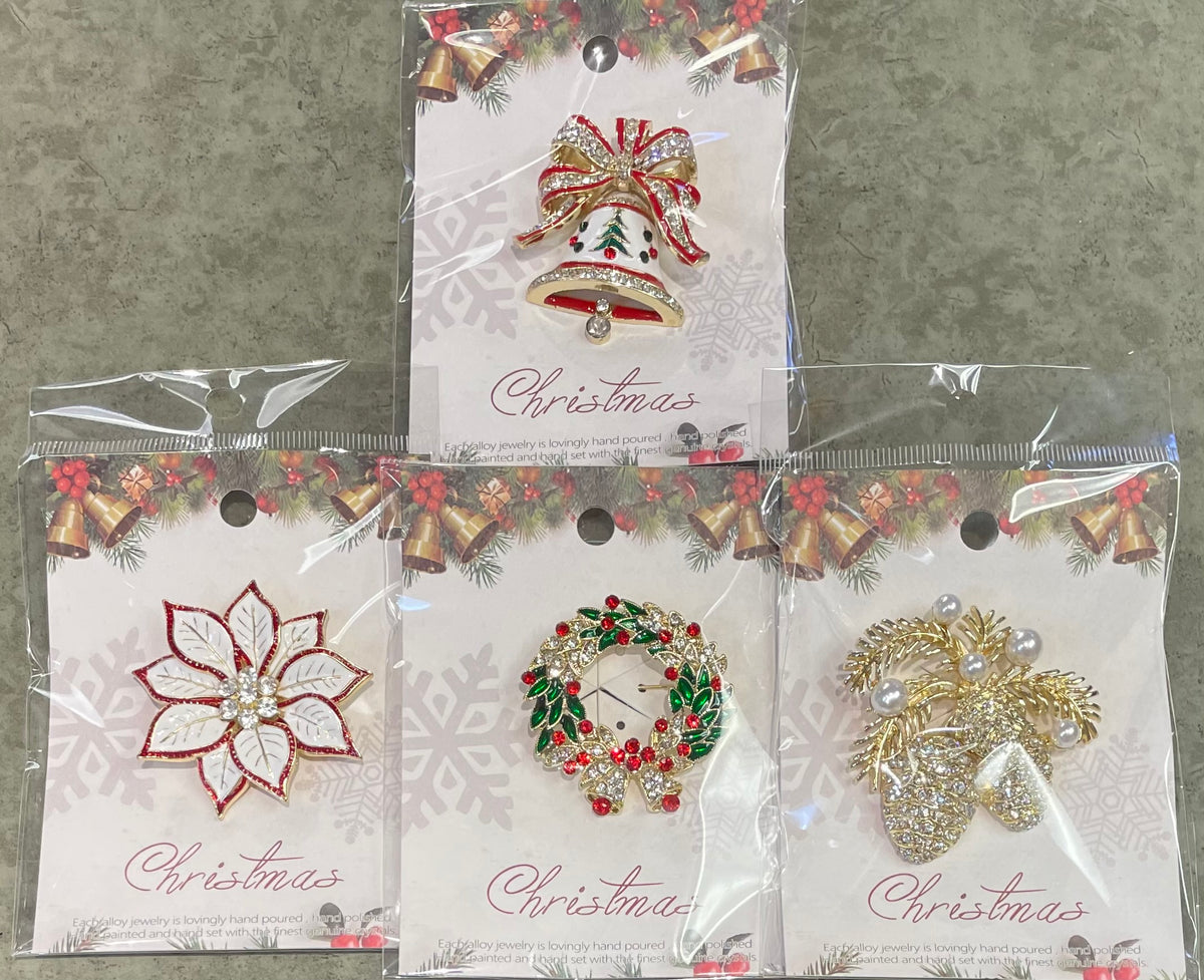 Christmas - Brooch - Assorted Varieties