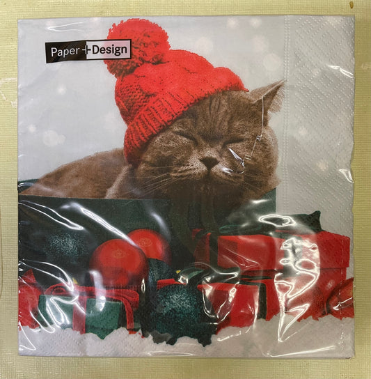 Christmas - Napkins - Lunch - Purrfect Gifts