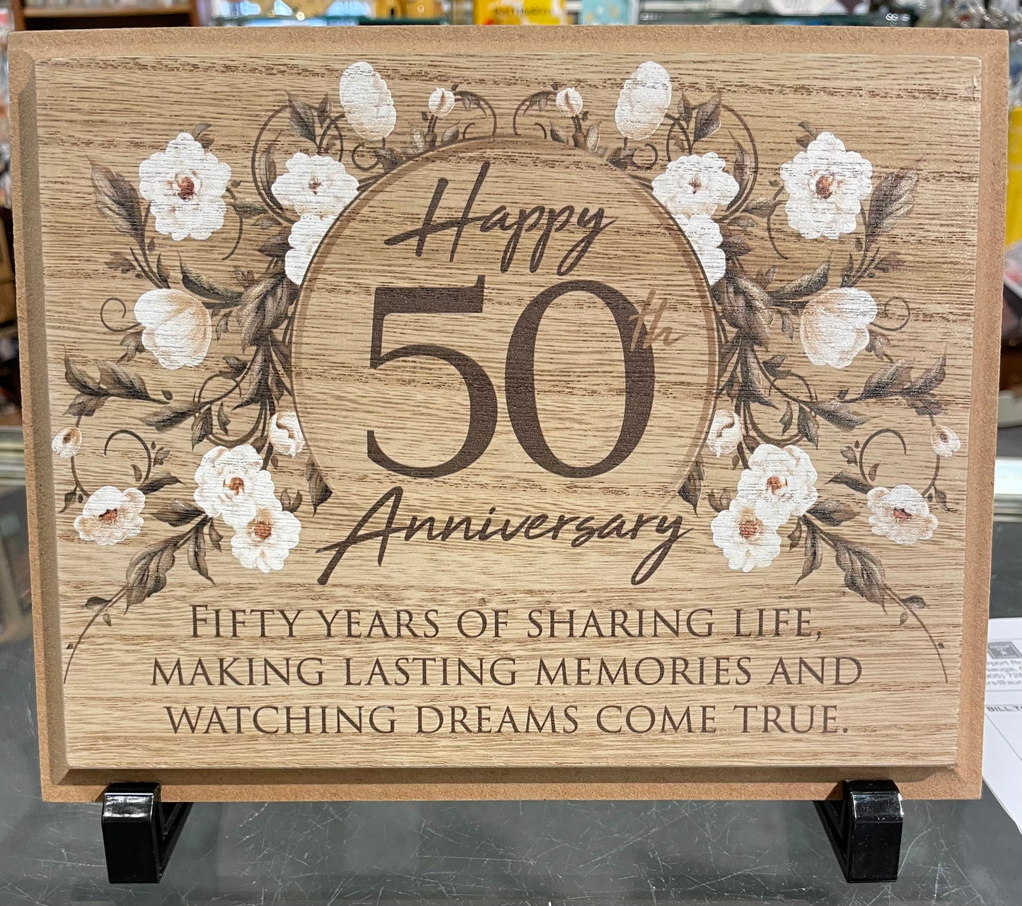 50th Anniversary Plaque