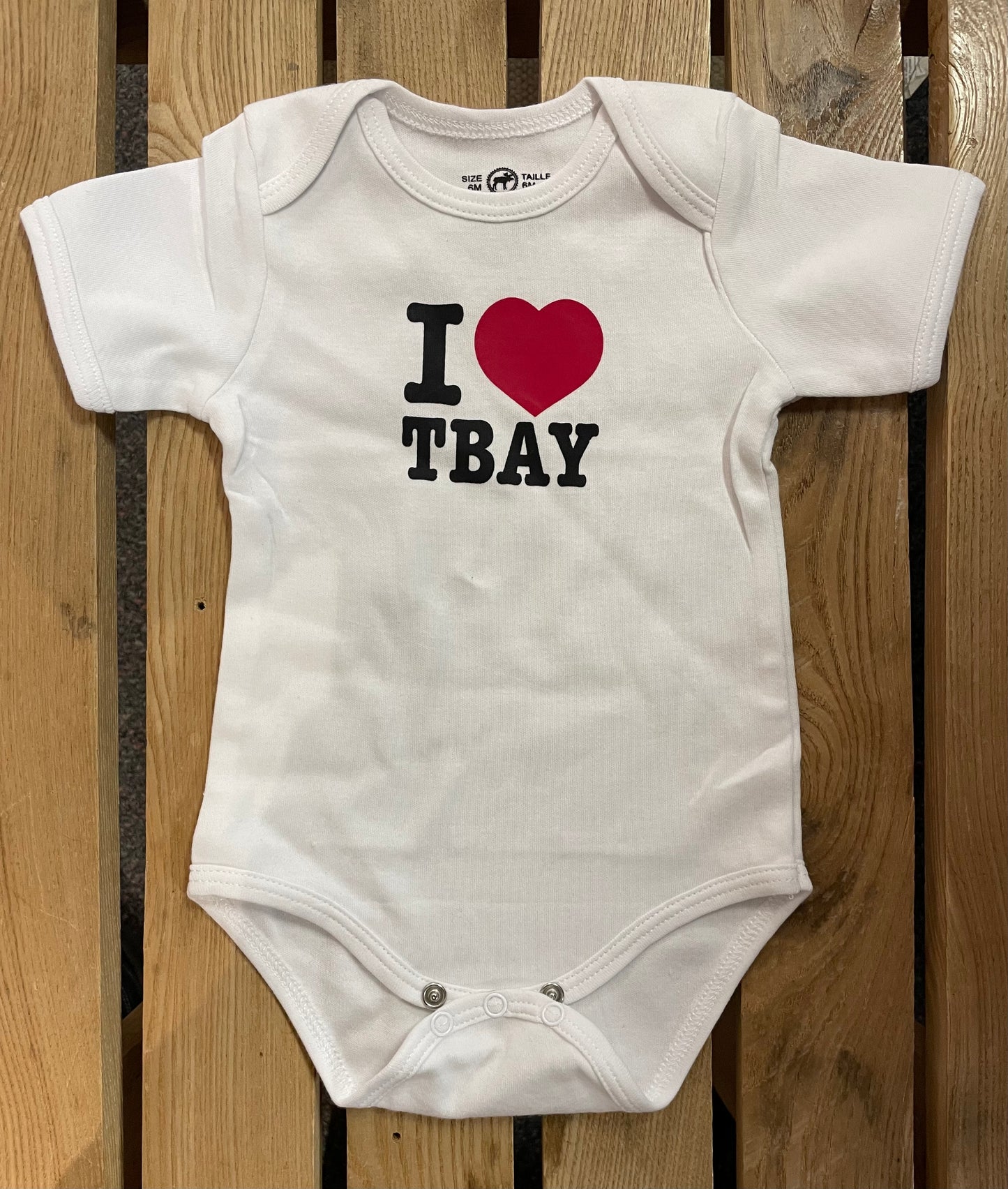 Baby Souvenir Clothing - I ❤️ Tbay - Creeper