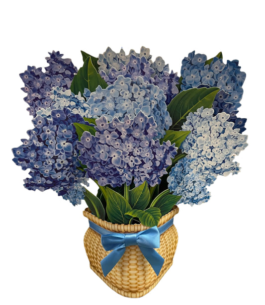 Pop-Up Flower Bouquet - Nantucket Hydrangeas
