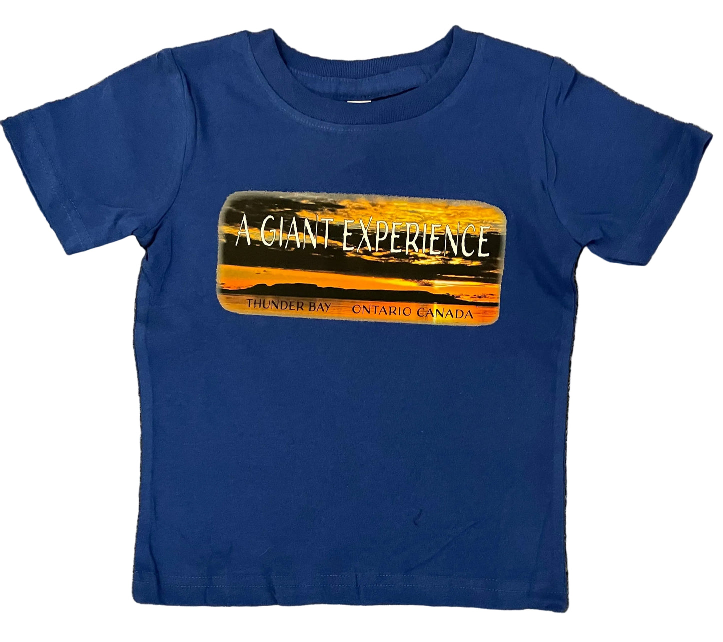 Kid's Souvenir Clothing - T-Shirt - Sleeping Giant - Royal