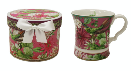 Drinkware - Porcelain Mug - Hummingbird